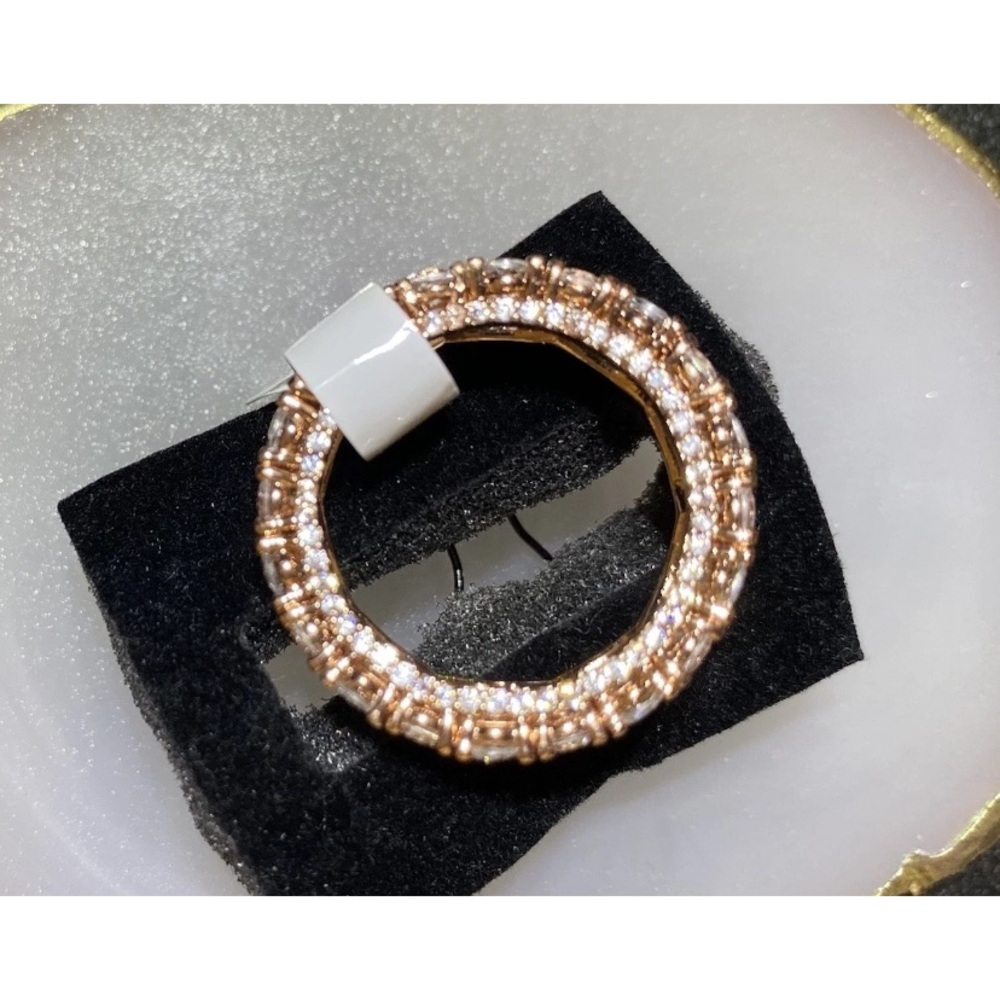 “Embrace The Joy” Diamond CZ Rose Gold Ring 8 April Collection BP - Picture 3 of 4